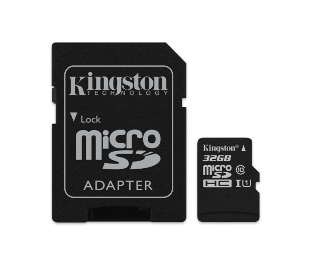 KINGSTON microSD  32GB Canvas Select 80/10MB/s + adapter SD (SDCS/32GB) - 408958 - zdjęcie 2
